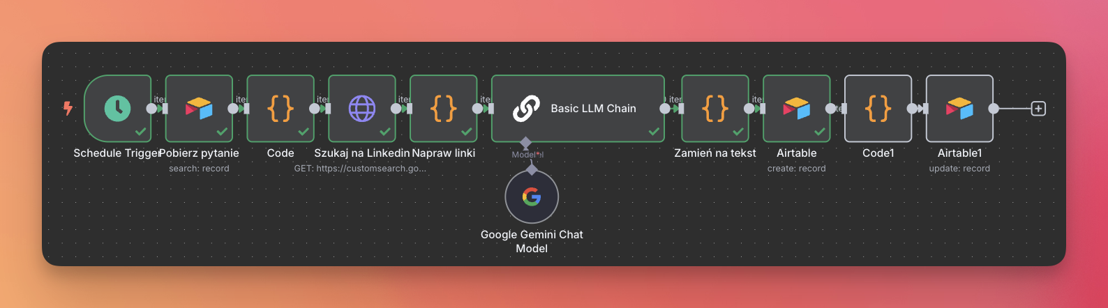 KLIENTOMAT workflow w n8n
